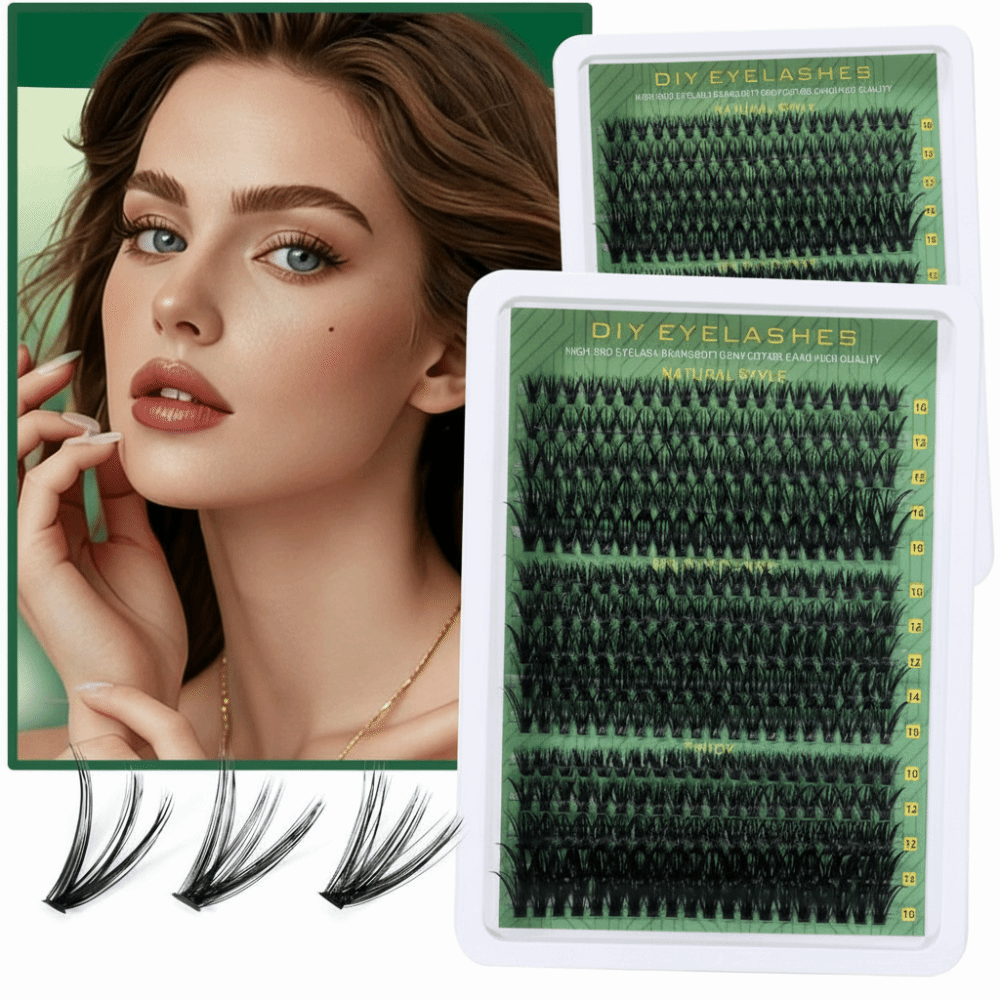 Natural Look False Eyelashes B - Eyelash Extension Kits ulasan dan harga