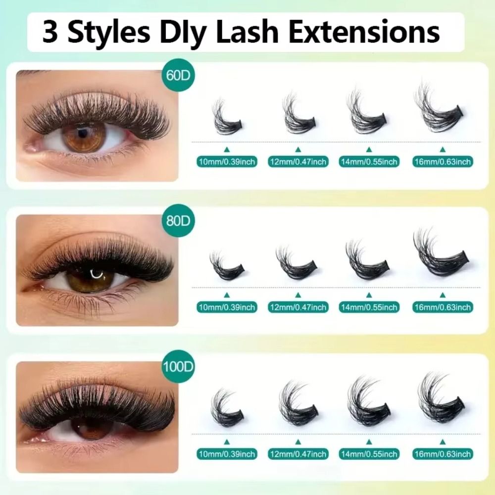 Natural Look False Eyelashes B - Eyelash Extension Kits ulasan dan harga