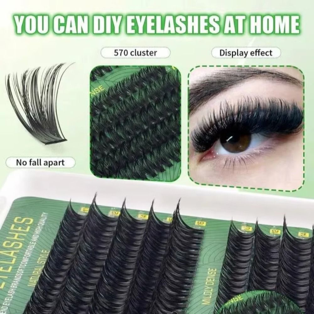 Natural Look False Eyelashes B - Eyelash Extension Kits ulasan dan harga