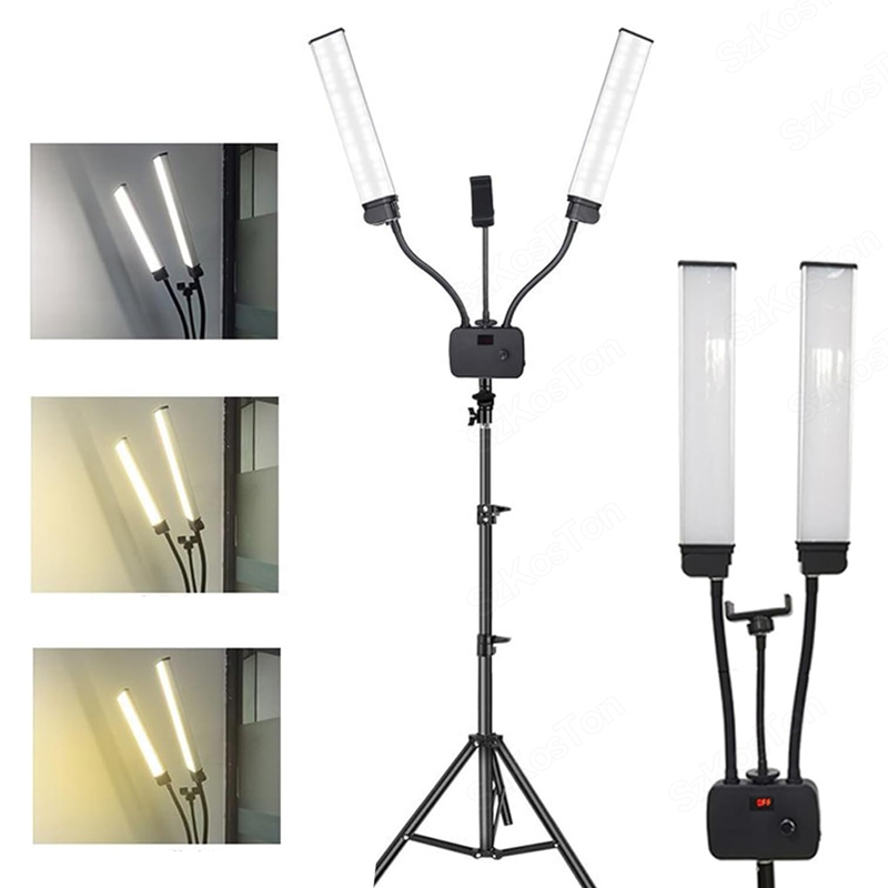 45W Flexible Double Arms LED F - Video Eyelash Extension ulasan dan harga