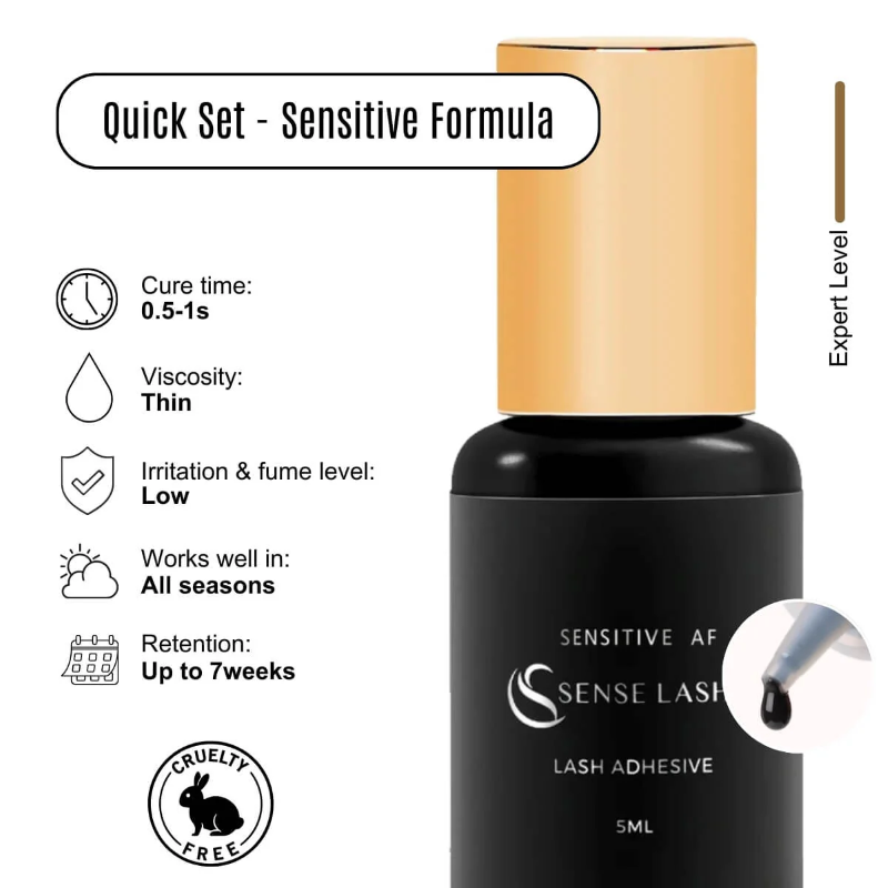 Sense Lashes Eyelash Glue 5ml  - Sensitive Lash Glue ulasan dan harga