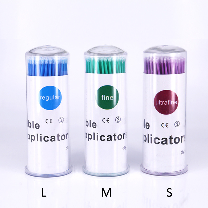 100Pcs/bottle MicroBrush For E - Eyelash Extension Kits ulasan dan harga