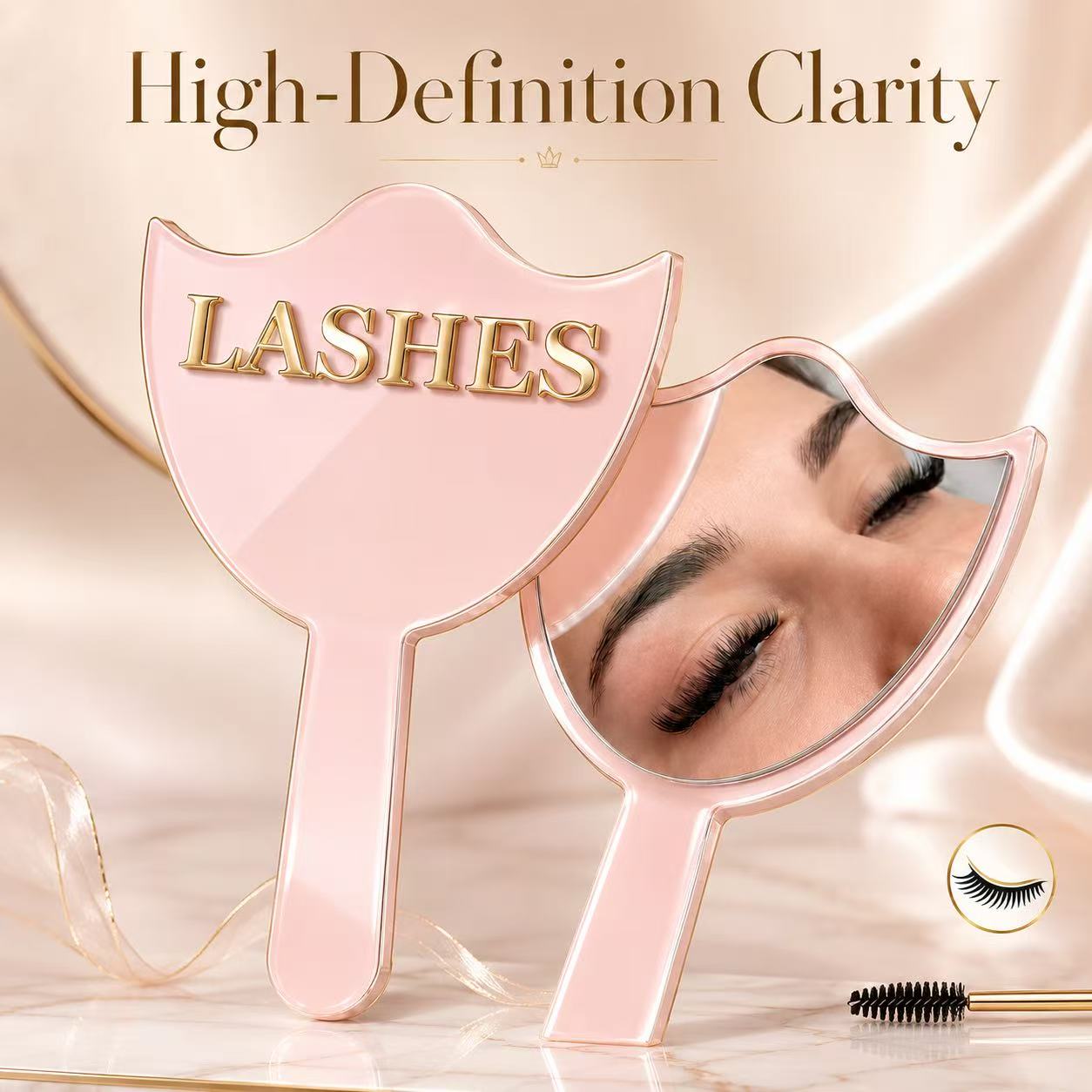 HD Glass Lash Extension Mirror - Eyelash Extension Equipment ulasan dan harga