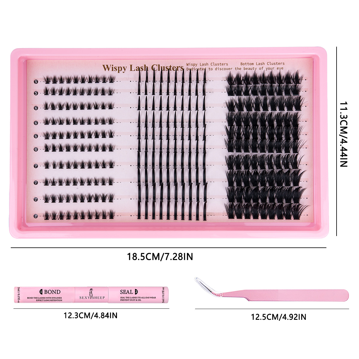 Lash Clusters Kit Wispy Eyelas - Eyelash Extension Equipment ulasan dan harga