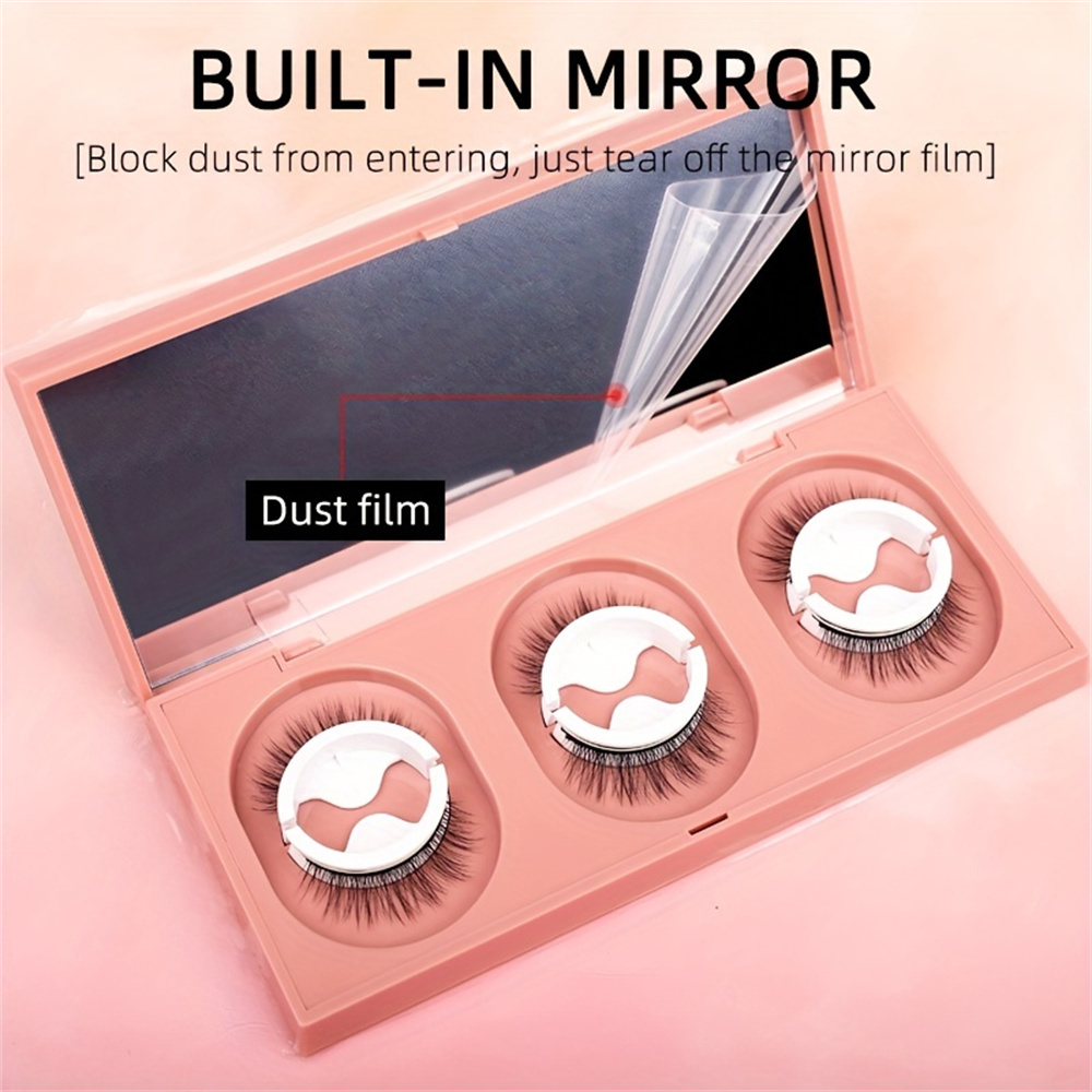 3 Pairs of Reusable False Eyel - Sensitive Lash Glue ulasan dan harga
