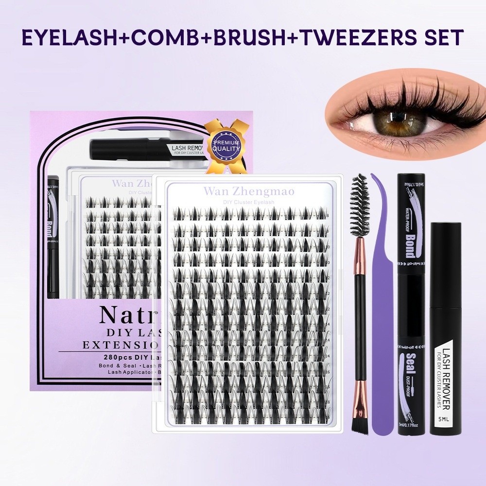 8-18mm Length False Eyelashes  - Eyelash Extension Kits ulasan dan harga