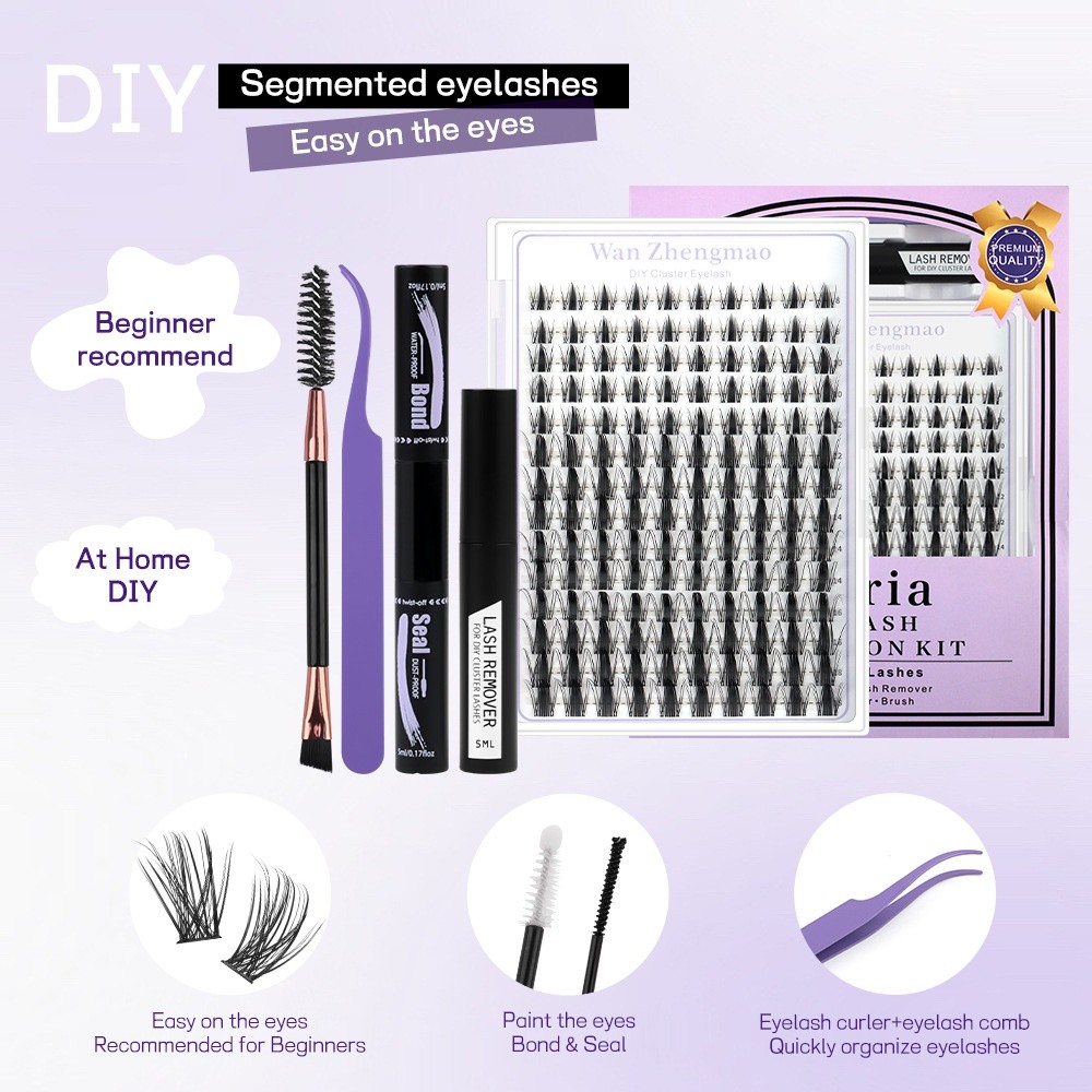 8-18mm Length False Eyelashes  - Eyelash Extension Kits ulasan dan harga