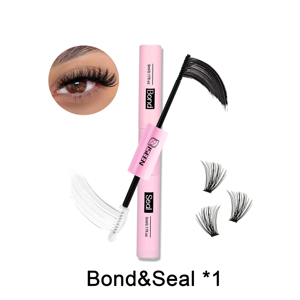 ISEEN Lash Bond and Seal 10ml  - Sensitive Lash Glue ulasan dan harga