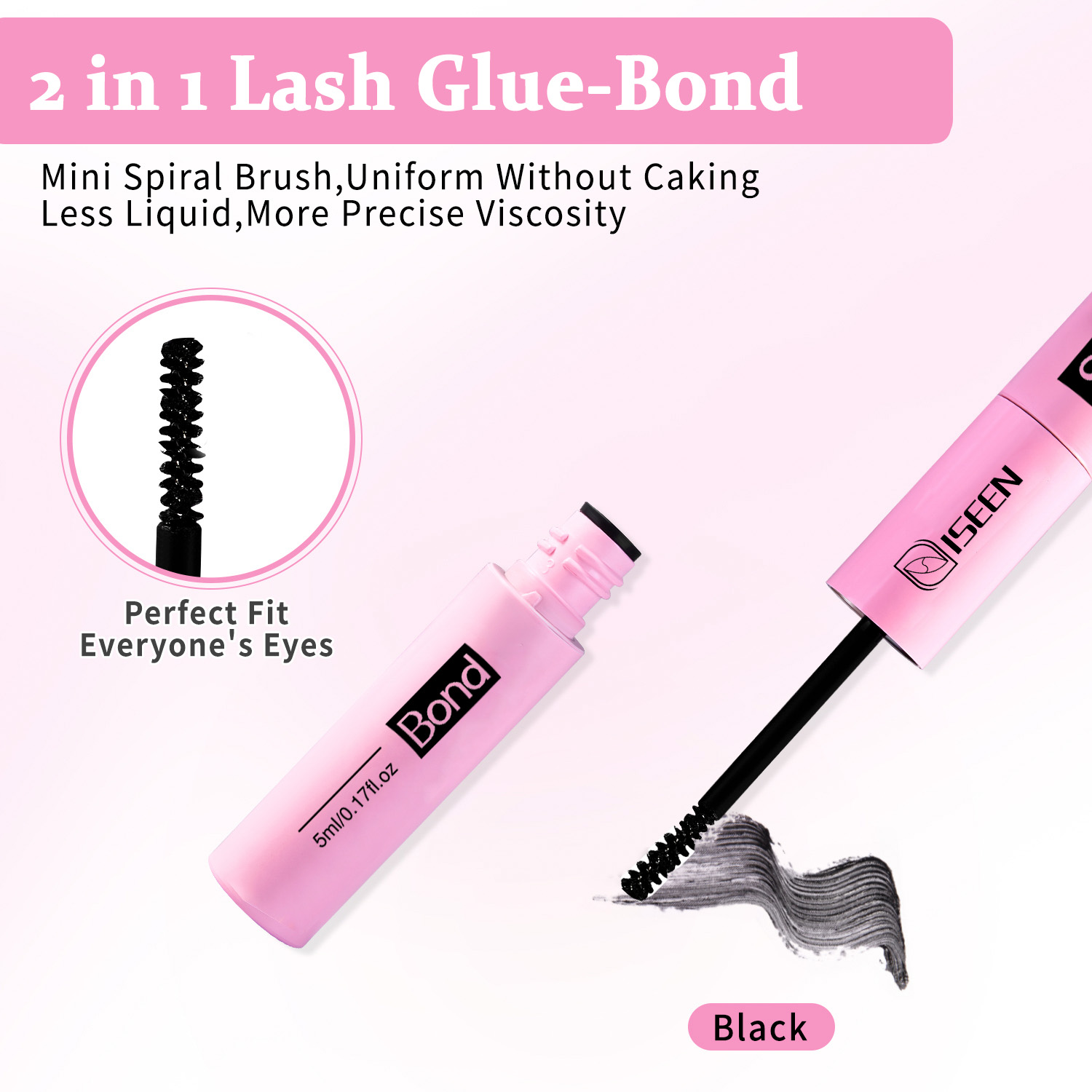ISEEN Lash Bond and Seal 10ml  - Sensitive Lash Glue ulasan dan harga