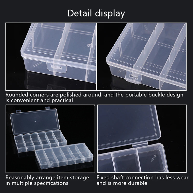 6-compartment storage box, pla - Eyelash Extension Equipment ulasan dan harga