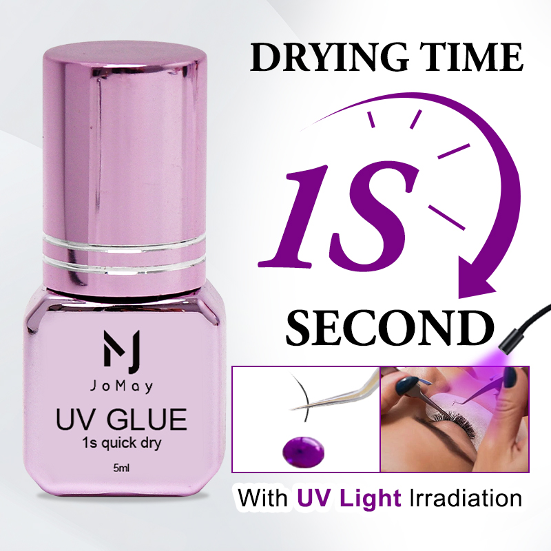 JOMAY 3 Bottles Fast Drying UV - Sensitive Lash Glue ulasan dan harga