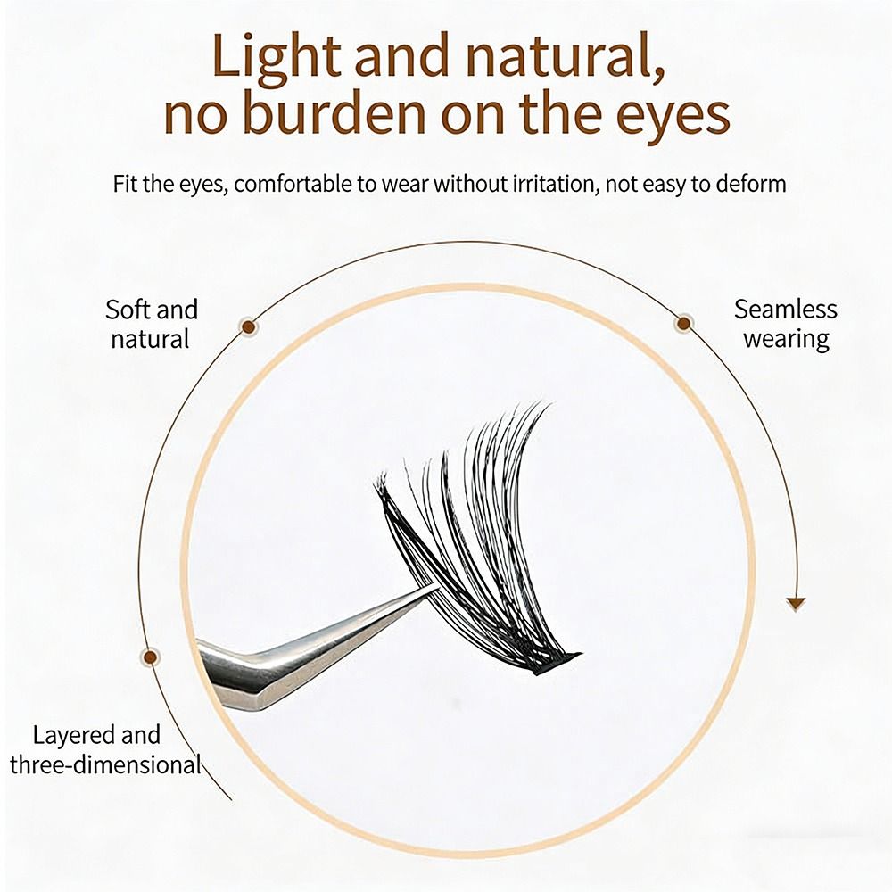 Natural Look False Eyelashes W - Eyelash Extension Kits ulasan dan harga